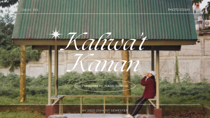 My presentation of a photoessay in DEVC 103