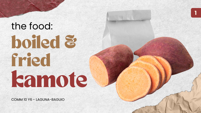 A pubmat about kamote